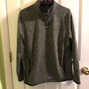 EDDIE BAUER SNAP T FLEECE